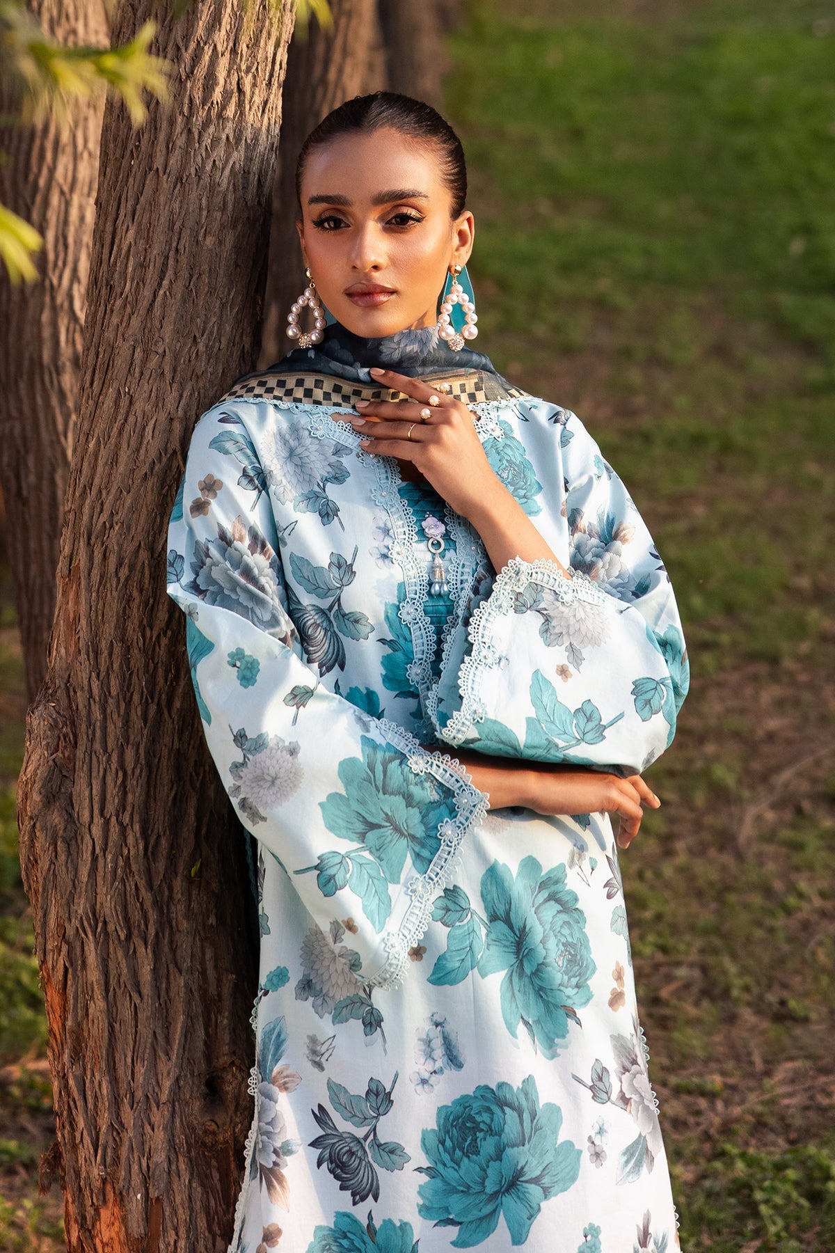 Alizeh | Sheen Lawn Prints 24 | BLUET by Alizeh - Designer Dress - Type: Ladies Clothes - Available at Libayah - 100% Original