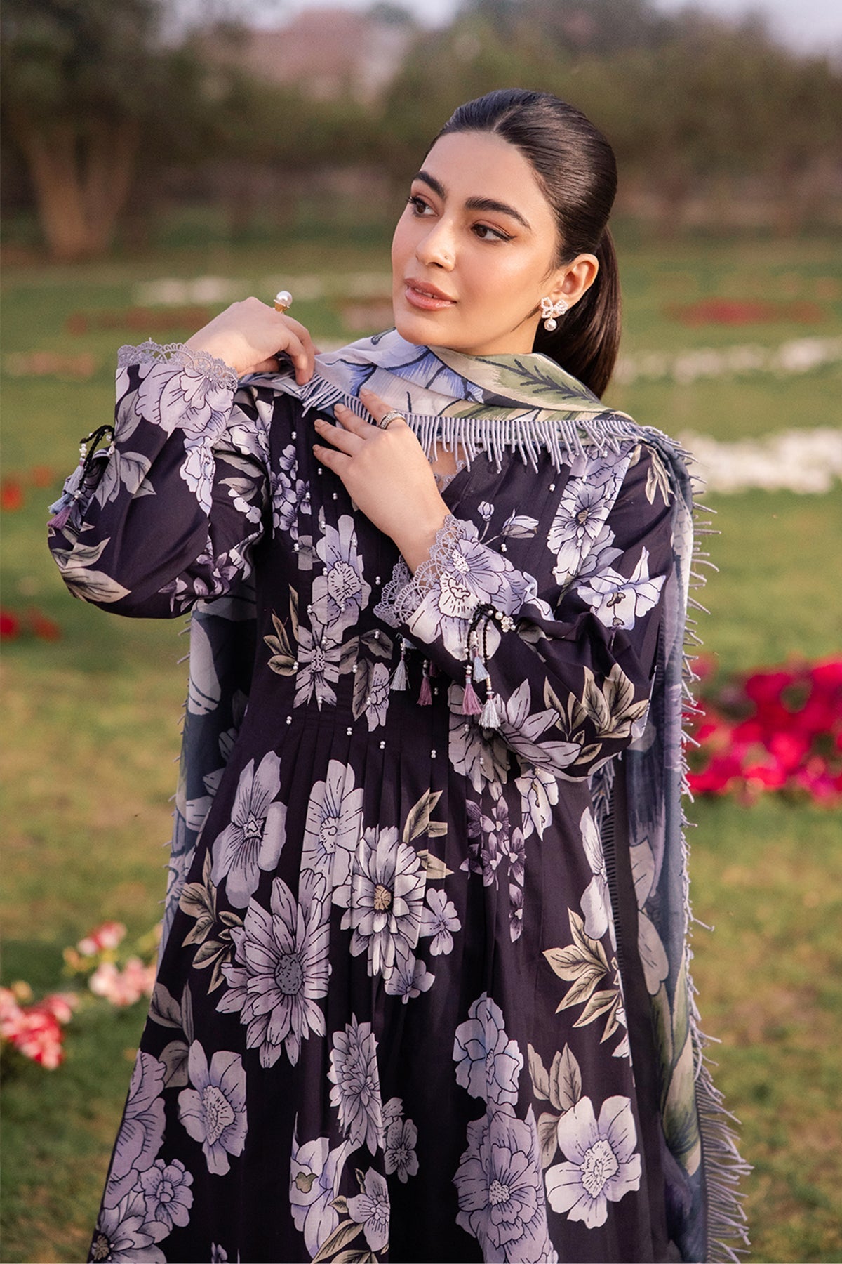 Alizeh | Sheen Lawn Prints 24 | CALLA by Alizeh - Designer Dress - Type: Ladies Clothes - Available at Libayah - 100% Original