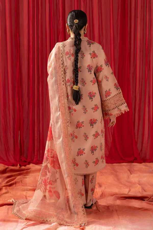 Alizeh | Sheen Lawn Prints 24 | Coral Peach by Alizeh - Designer Dress - Type: Ladies Clothes - Available at Libayah - 100% Original
