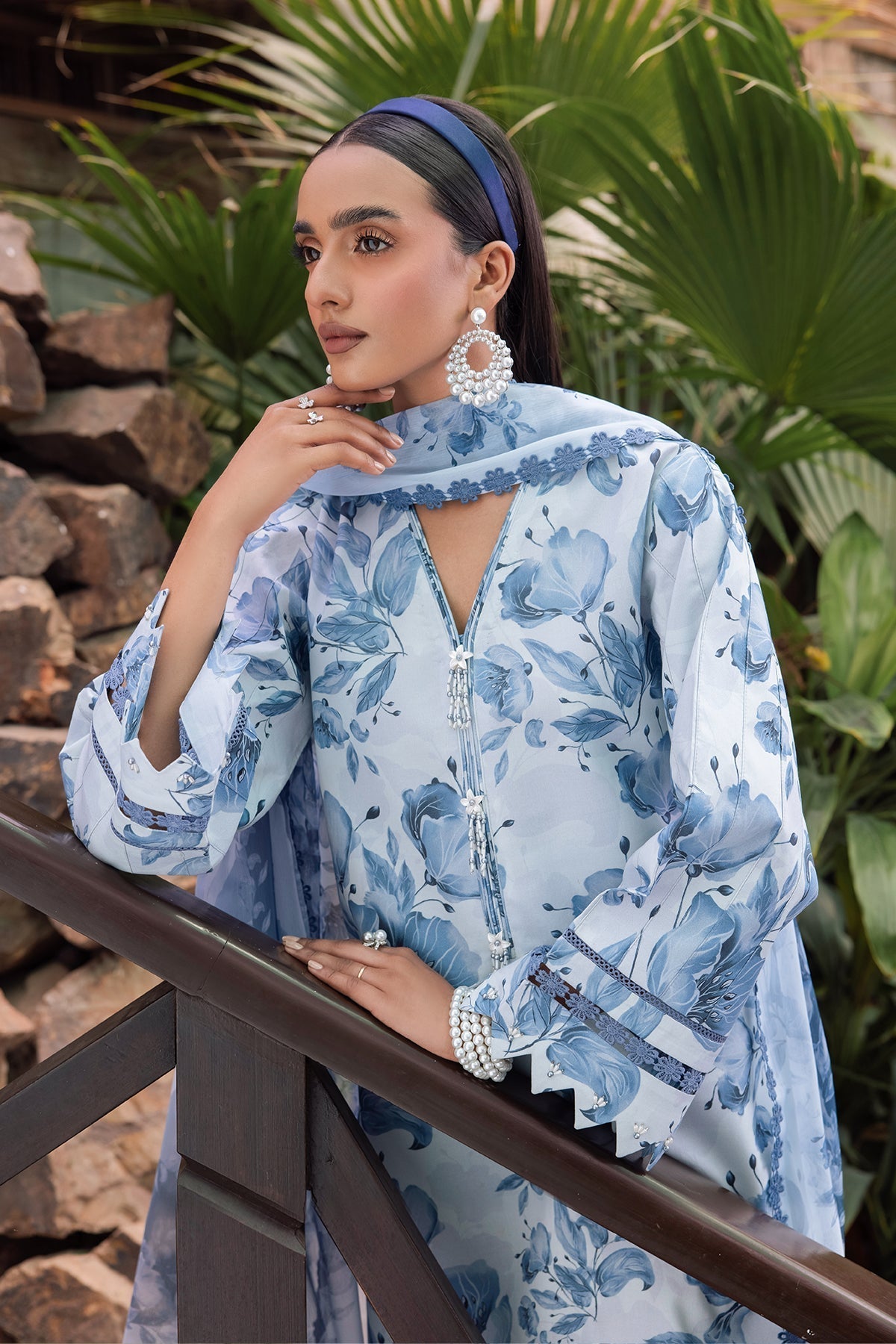 Alizeh | Sheen Lawn Prints 24 | GLORY by Alizeh - Designer Dress - Type: Ladies Clothes - Available at Libayah - 100% Original