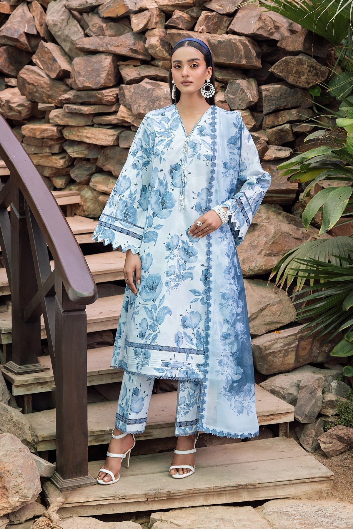 Alizeh | Sheen Lawn Prints 24 | GLORY by Alizeh - Designer Dress - Type: Ladies Clothes - Available at Libayah - 100% Original