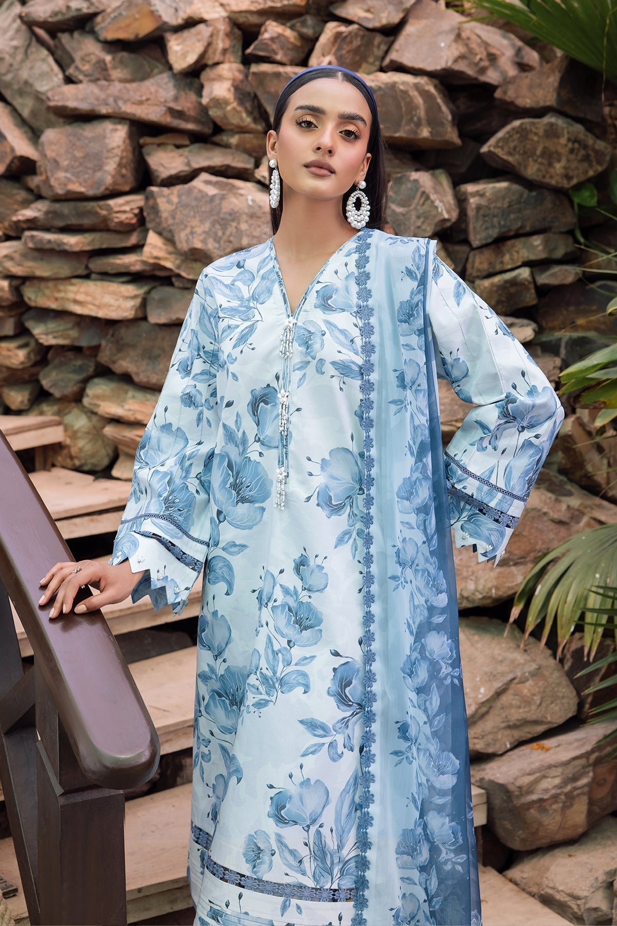 Alizeh | Sheen Lawn Prints 24 | GLORY by Alizeh - Designer Dress - Type: Ladies Clothes - Available at Libayah - 100% Original