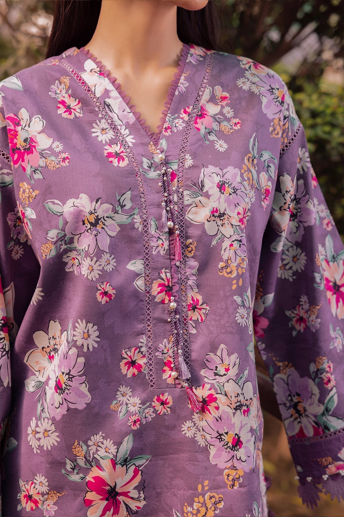 Alizeh | Sheen Lawn Prints 24 | INDIGO by Alizeh - Designer Dress - Type: Ladies Clothes - Available at Libayah - 100% Original