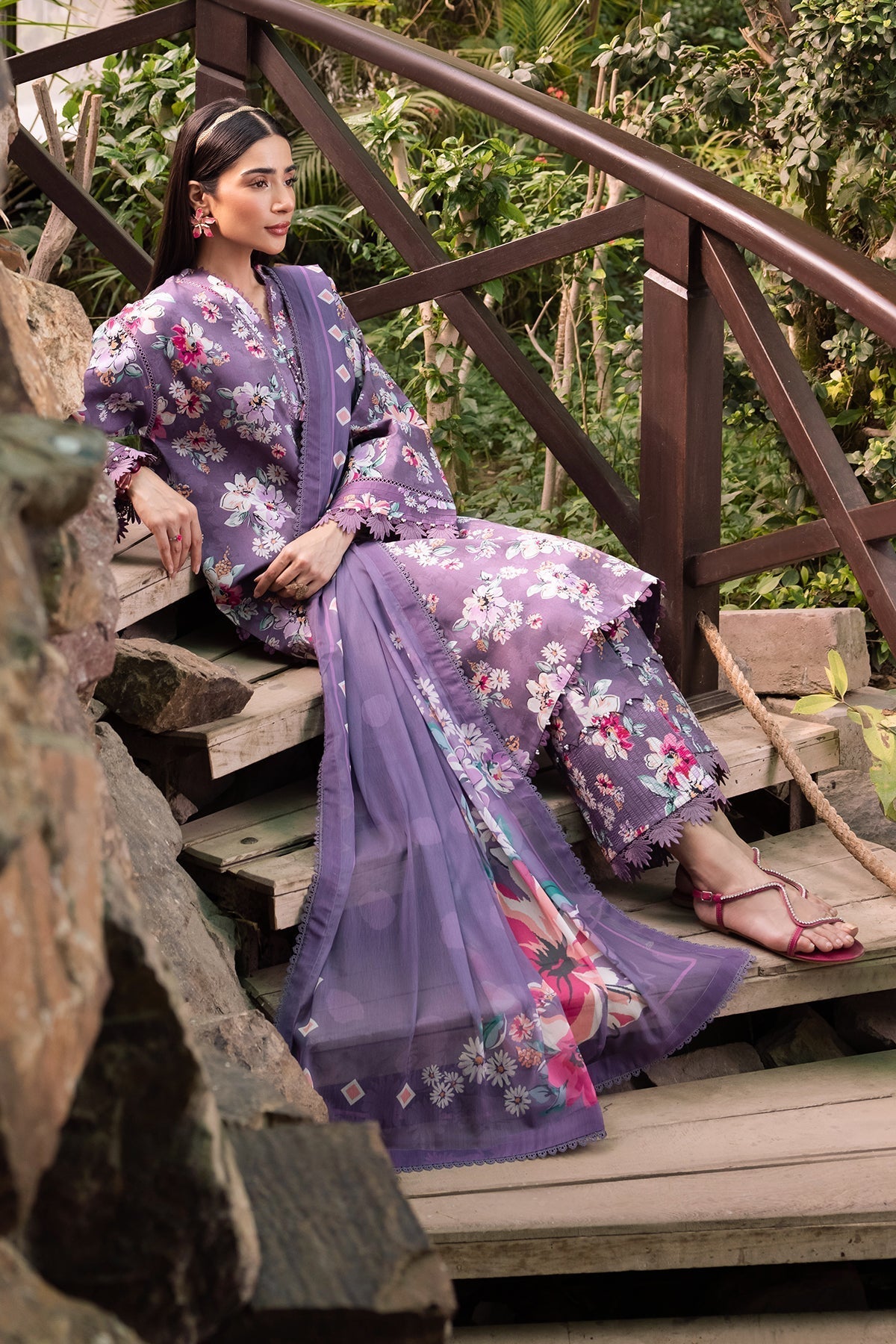 Alizeh | Sheen Lawn Prints 24 | INDIGO by Alizeh - Designer Dress - Type: Ladies Clothes - Available at Libayah - 100% Original