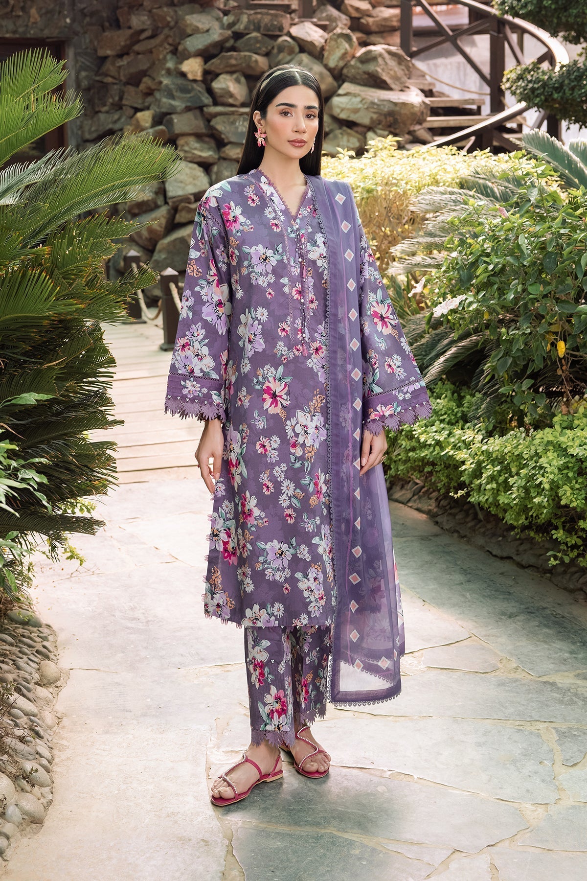 Alizeh | Sheen Lawn Prints 24 | INDIGO by Alizeh - Designer Dress - Type: Ladies Clothes - Available at Libayah - 100% Original