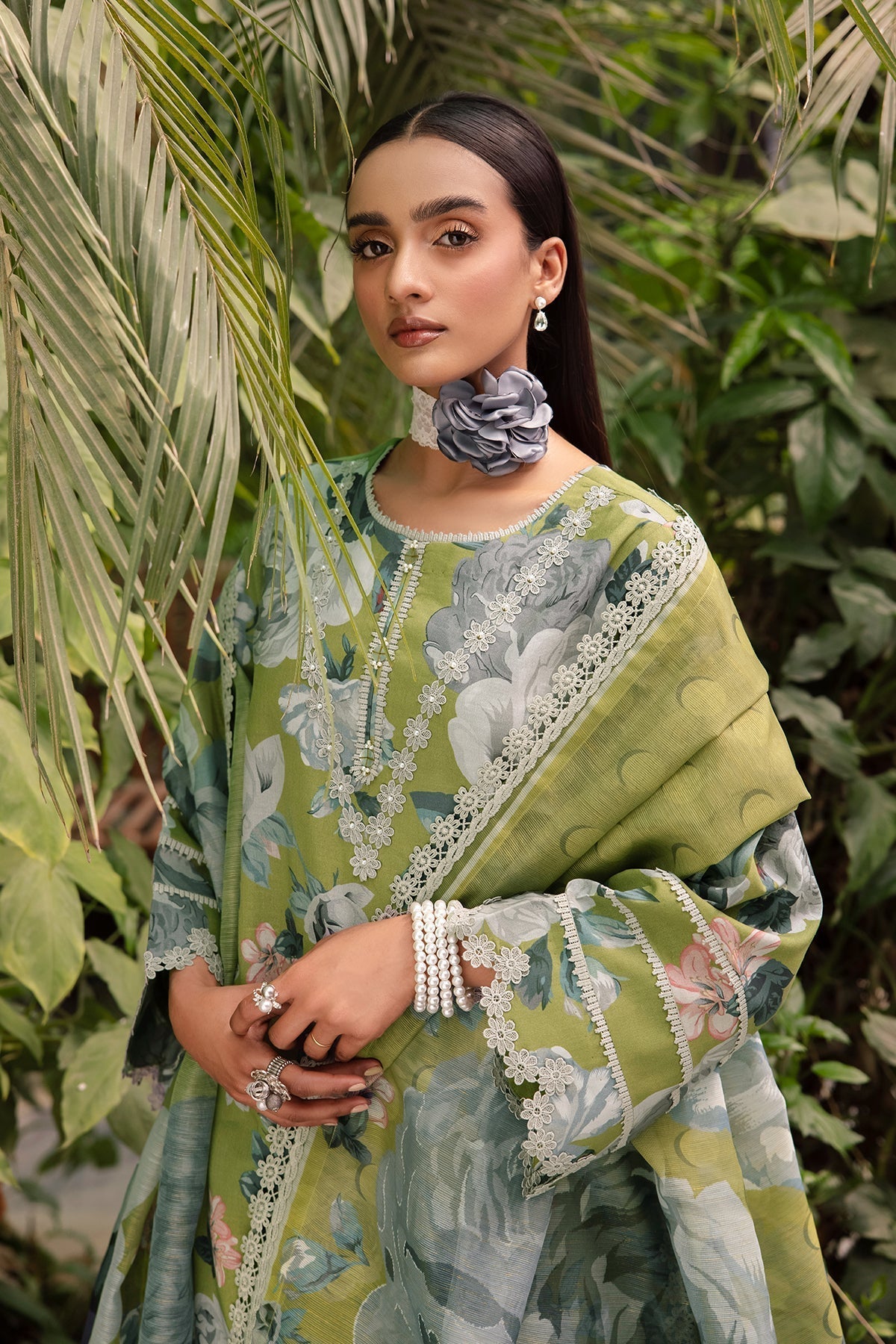 Alizeh | Sheen Lawn Prints 24 | JAZMIN by Alizeh - Designer Dress - Type: Ladies Clothes - Available at Libayah - 100% Original