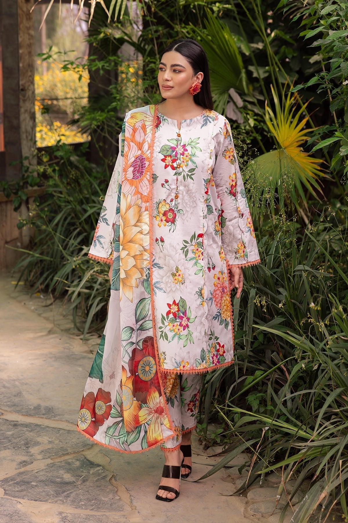 Alizeh | Sheen Lawn Prints 24 | ORCHID by Alizeh - Designer Dress - Type: Ladies Clothes - Available at Libayah - 100% Original
