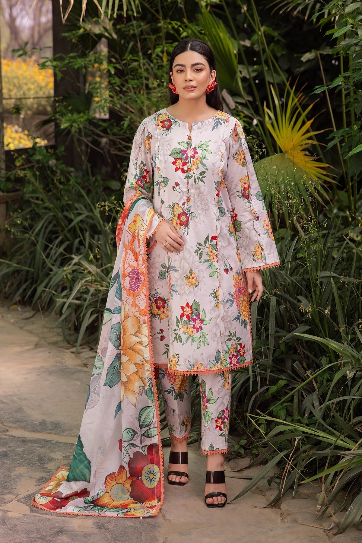 Alizeh | Sheen Lawn Prints 24 | ORCHID by Alizeh - Designer Dress - Type: Ladies Clothes - Available at Libayah - 100% Original