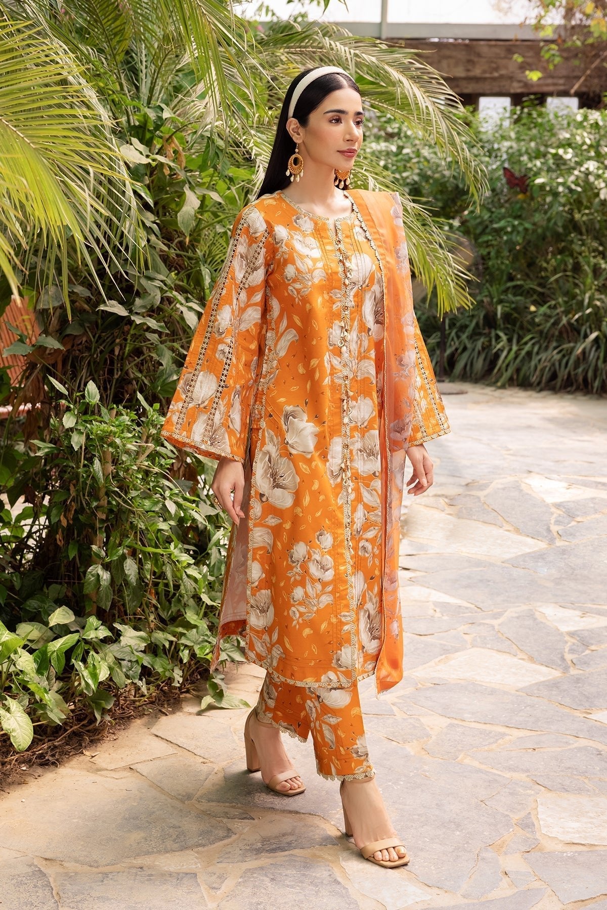 Alizeh | Sheen Lawn Prints 24 | SUNFLOWER by Alizeh - Designer Dress - Type: Ladies Clothes - Available at Libayah - 100% Original