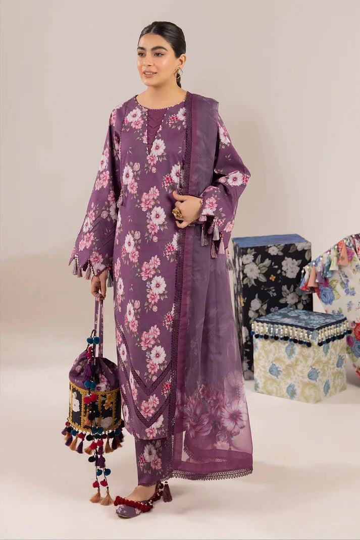 Alizeh | Sheen Lawn Prints 24 | Tulipa by Alizeh - Designer Dress - Type: Ladies Clothes - Available at Libayah - 100% Original