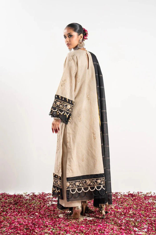 Alkaram | Festive Collection | FC-W-10C-23-3-Beige by Alkaram - Designer Dress - Type: Ladies Clothes - Available at Libayah - 100% Original