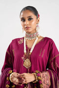 Alkaram | Festive Collection | FC-W-16E-23-3-Dark Pink by Alkaram - Designer Dress - Type: Ladies Clothes - Available at Libayah - 100% Original