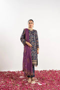 Alkaram | Festive Collection | FC-W-17F-23-3-Navy Blue by Alkaram - Designer Dress - Type: Ladies Clothes - Available at Libayah - 100% Original