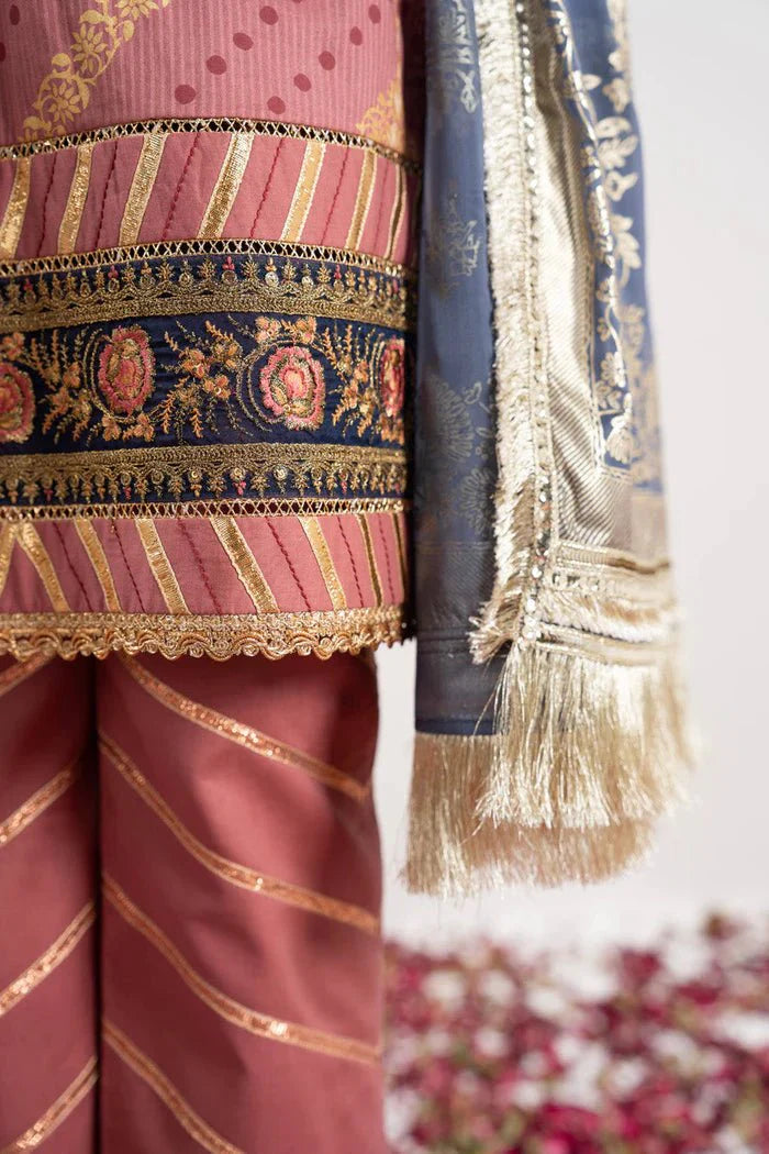 Alkaram | Festive Collection | FC-W-18F-23-3-Pink by Alkaram - Designer Dress - Type: Ladies Clothes - Available at Libayah - 100% Original