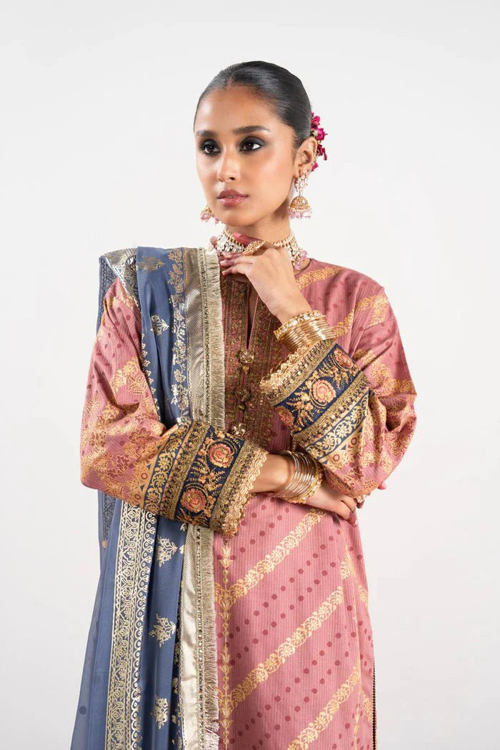Alkaram | Festive Collection | FC-W-18F-23-3-Pink by Alkaram - Designer Dress - Type: Ladies Clothes - Available at Libayah - 100% Original