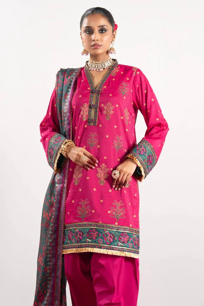 Alkaram | Festive Collection | FC-W-21H-23-3-Hot Pink by Alkaram - Designer Dress - Type: Ladies Clothes - Available at Libayah - 100% Original