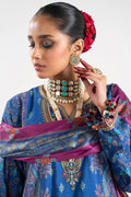 Alkaram | Festive Collection | FC-W-22H-23-3-Royal Blue by Alkaram - Designer Dress - Type: Ladies Clothes - Available at Libayah - 100% Original