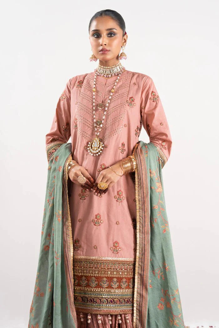 Alkaram | Festive Collection | FC-W-26J-23-3-KASHMIRI PINK by Alkaram - Designer Dress - Type: Ladies Clothes - Available at Libayah - 100% Original