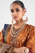 Alkaram | Festive Collection | FC-W-27J-23-3-Orange by Alkaram - Designer Dress - Type: Ladies Clothes - Available at Libayah - 100% Original