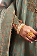 Alkaram | Festive Collection | FC-W-5A-23-3-Sage by Alkaram - Designer Dress - Type: Ladies Clothes - Available at Libayah - 100% Original