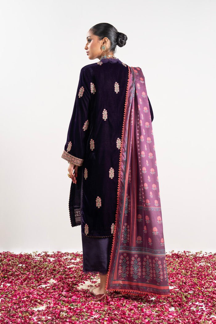 Alkaram | Festive Collection | FC-W-7B-23-3-Purple by Alkaram - Designer Dress - Type: Ladies Clothes - Available at Libayah - 100% Original