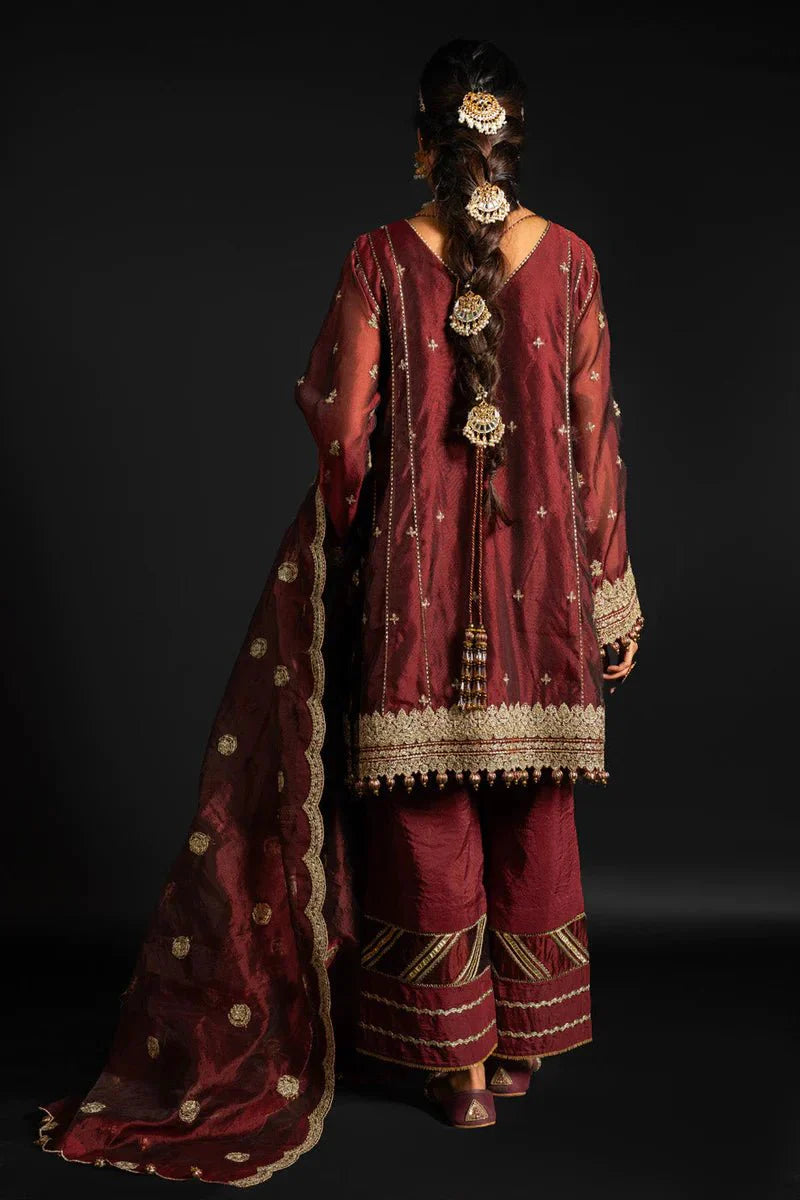 Alkaram | Heavy Formals 24 | HF-02-24-Maroon by Alkaram - Designer Dress - Type: Ladies Clothes - Available at Libayah - 100% Original
