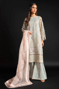 Alkaram | Heavy Formals 24 | HF-03-24-Dove Grey by Alkaram - Designer Dress - Type: Ladies Clothes - Available at Libayah - 100% Original