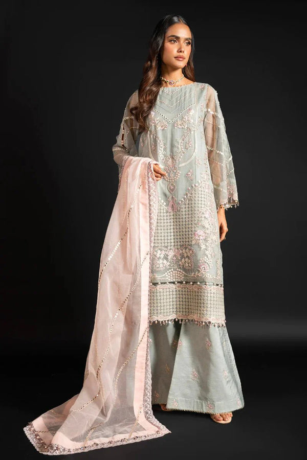 Alkaram | Heavy Formals 24 | HF-03-24-Dove Grey by Alkaram - Designer Dress - Type: Ladies Clothes - Available at Libayah - 100% Original