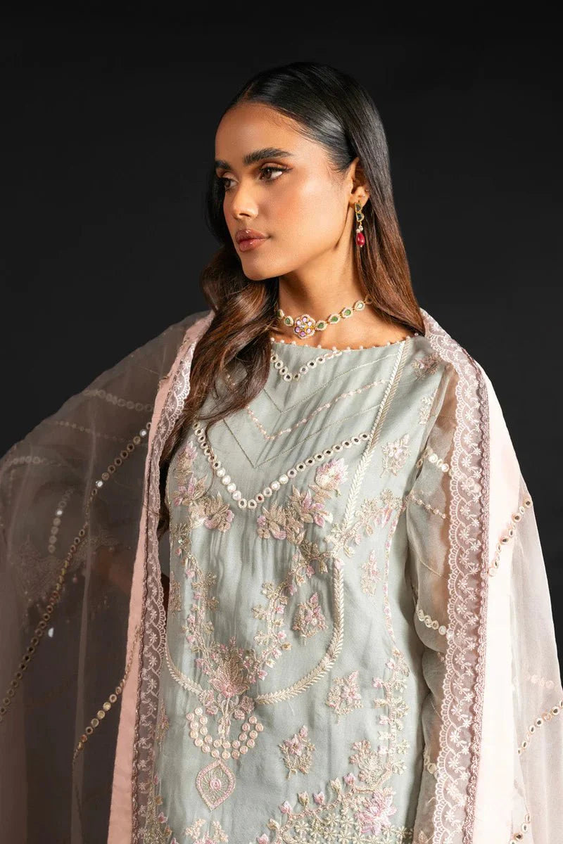 Alkaram | Heavy Formals 24 | HF-03-24-Dove Grey by Alkaram - Designer Dress - Type: Ladies Clothes - Available at Libayah - 100% Original
