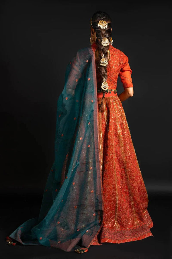 Alkaram | Heavy Formals 24 | HF-04-24-Rust by Alkaram - Designer Dress - Type: Ladies Clothes - Available at Libayah - 100% Original