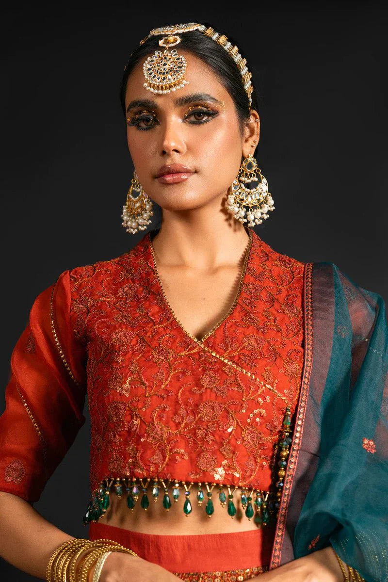 Alkaram | Heavy Formals 24 | HF-04-24-Rust by Alkaram - Designer Dress - Type: Ladies Clothes - Available at Libayah - 100% Original