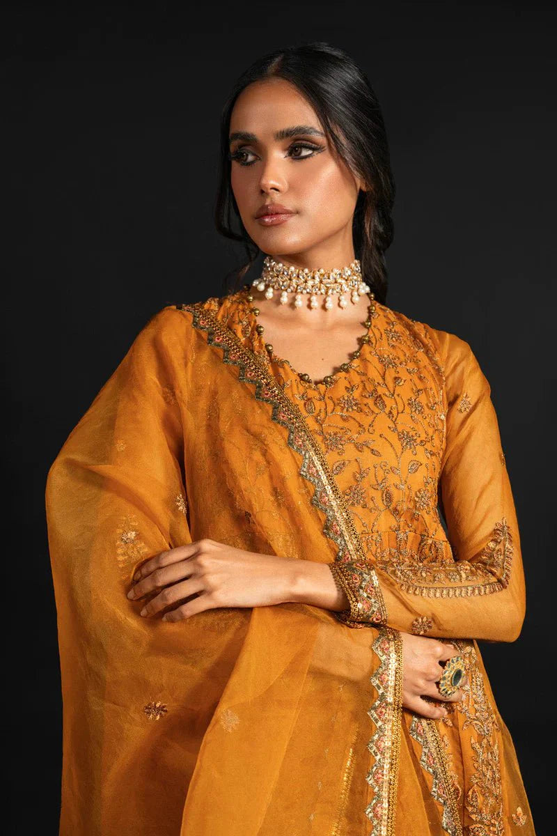 Alkaram | Heavy Formals 24 | HF-05-24-Ochre by Alkaram - Designer Dress - Type: Ladies Clothes - Available at Libayah - 100% Original