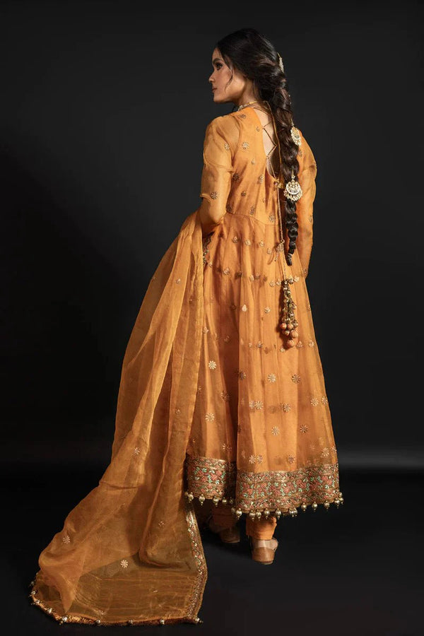 Alkaram | Heavy Formals 24 | HF-05-24-Ochre by Alkaram - Designer Dress - Type: Ladies Clothes - Available at Libayah - 100% Original