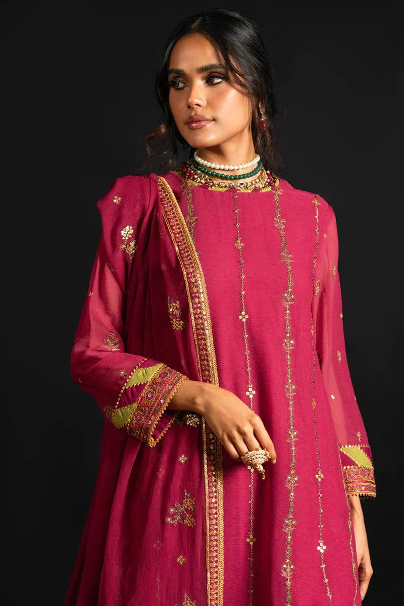 Alkaram | Heavy Formals 24 | HF-07-24-Fuchsia Pink by Alkaram - Designer Dress - Type: Ladies Clothes - Available at Libayah - 100% Original