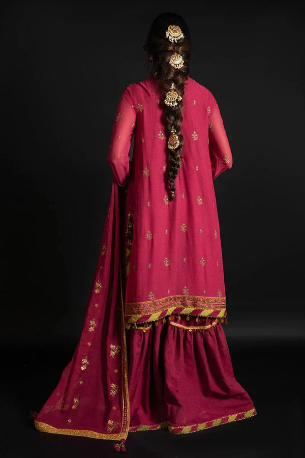 Alkaram | Heavy Formals 24 | HF-07-24-Fuchsia Pink by Alkaram - Designer Dress - Type: Ladies Clothes - Available at Libayah - 100% Original