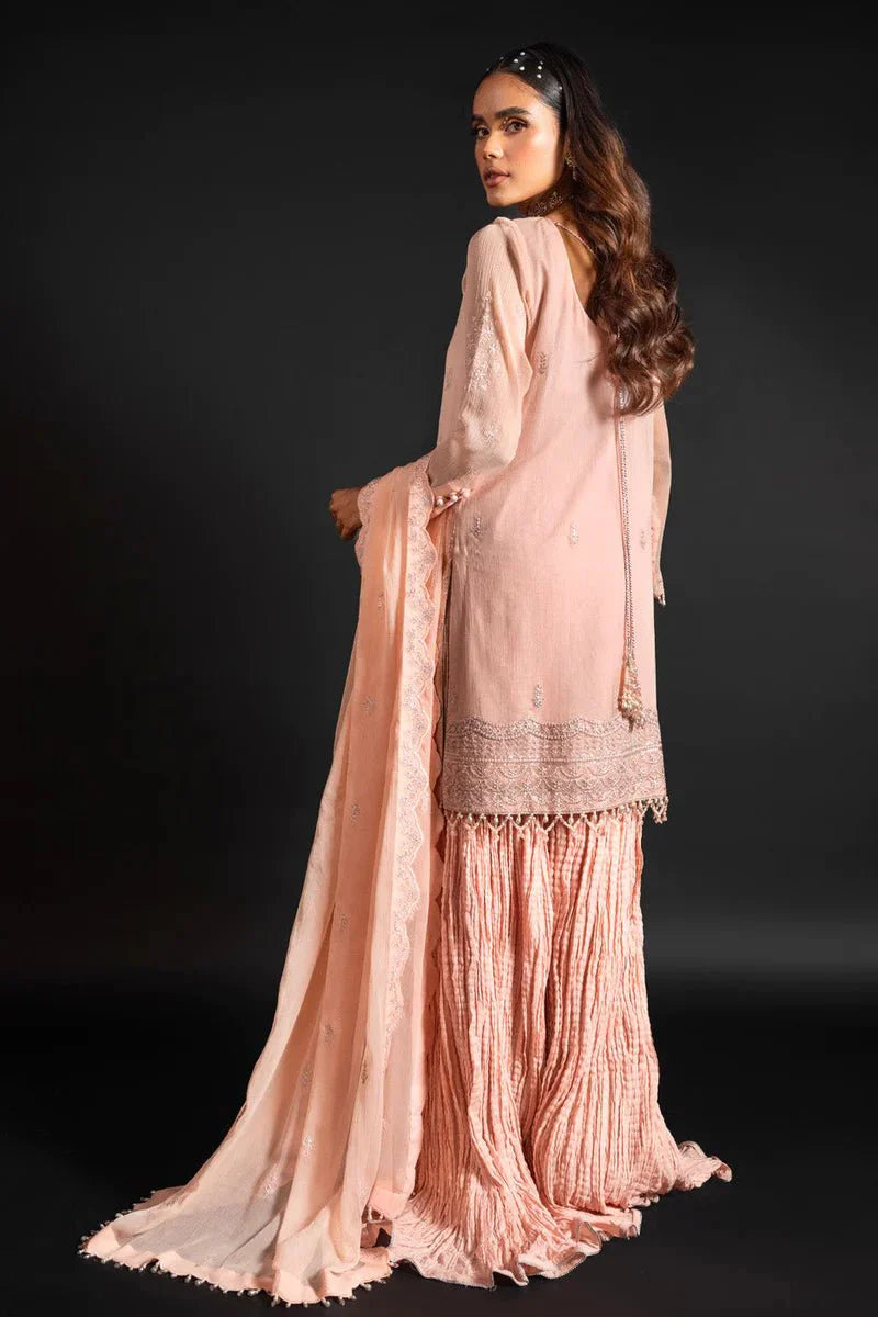 Alkaram | Heavy Formals 24 | HF-08-24-Peach by Alkaram - Designer Dress - Type: Ladies Clothes - Available at Libayah - 100% Original
