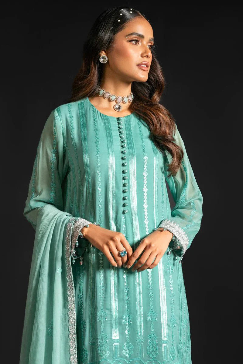 Alkaram | Heavy Formals 24 | HF-09-24-Green by Alkaram - Designer Dress - Type: Ladies Clothes - Available at Libayah - 100% Original