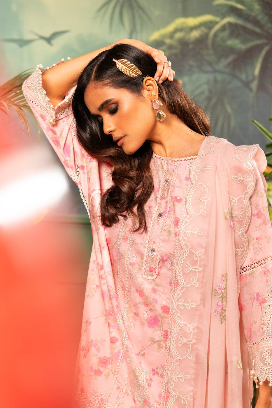 Alkaram | Luxury Lawn 24 | EC-01-24 by Alkaram - Designer Dress - Type: Ladies Clothes - Available at Libayah - 100% Original