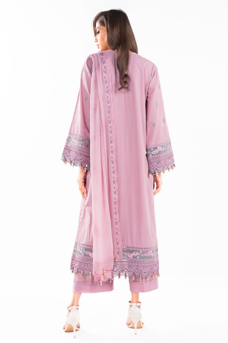 Alkaram | Luxury Lawn 24 | EC-05-24 by Alkaram - Designer Dress - Type: Ladies Clothes - Available at Libayah - 100% Original