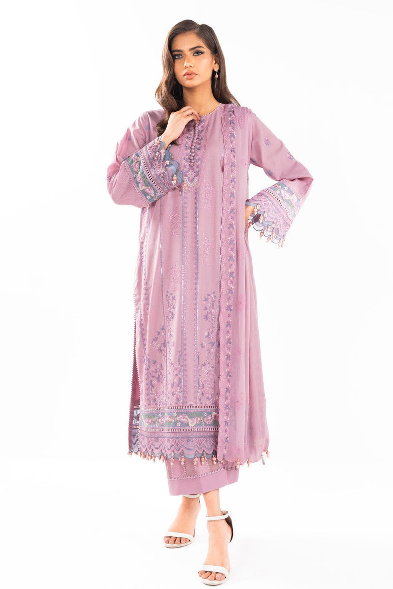 Alkaram | Luxury Lawn 24 | EC-05-24 by Alkaram - Designer Dress - Type: Ladies Clothes - Available at Libayah - 100% Original