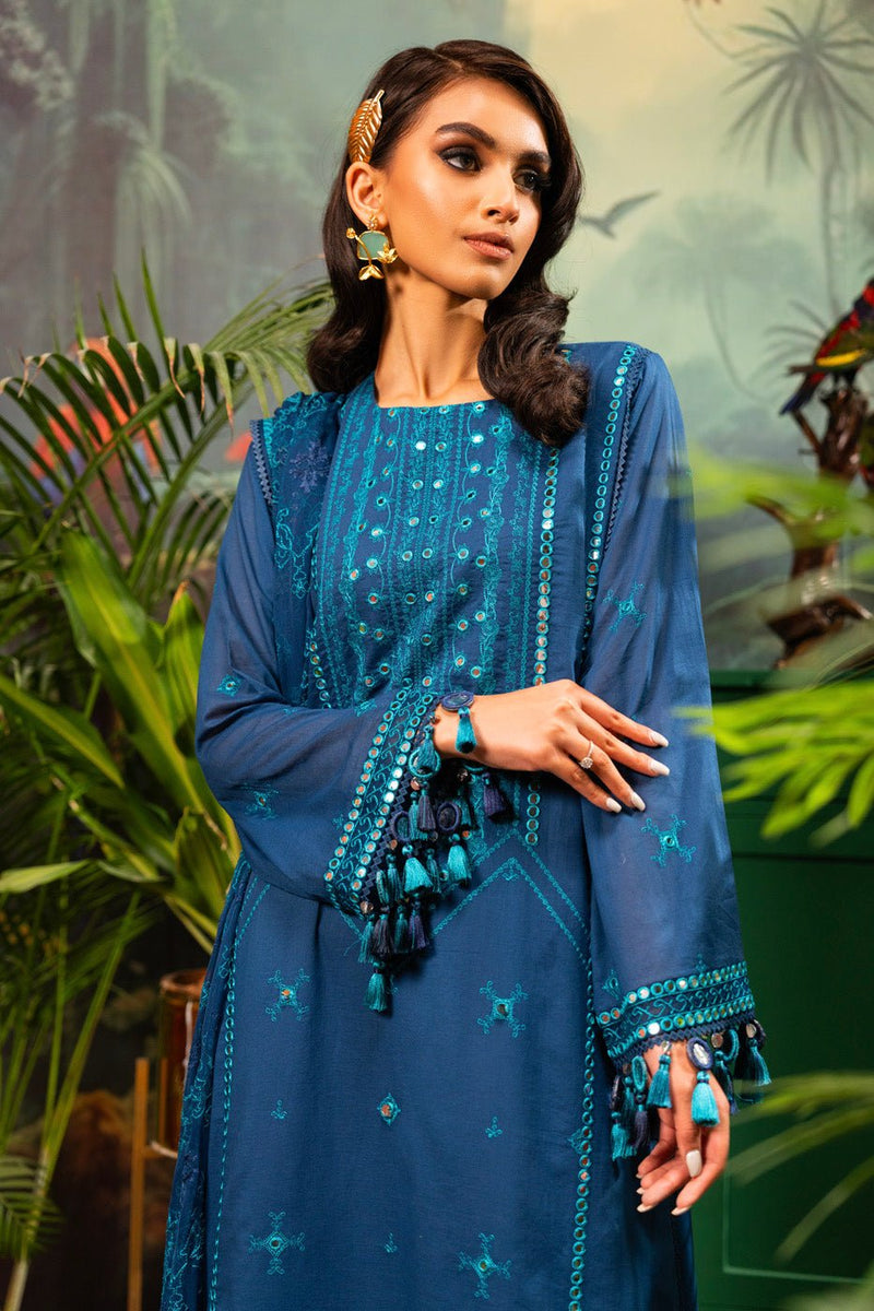 Alkaram | Luxury Lawn 24 | EC-07-24 by Alkaram - Designer Dress - Type: Ladies Clothes - Available at Libayah - 100% Original