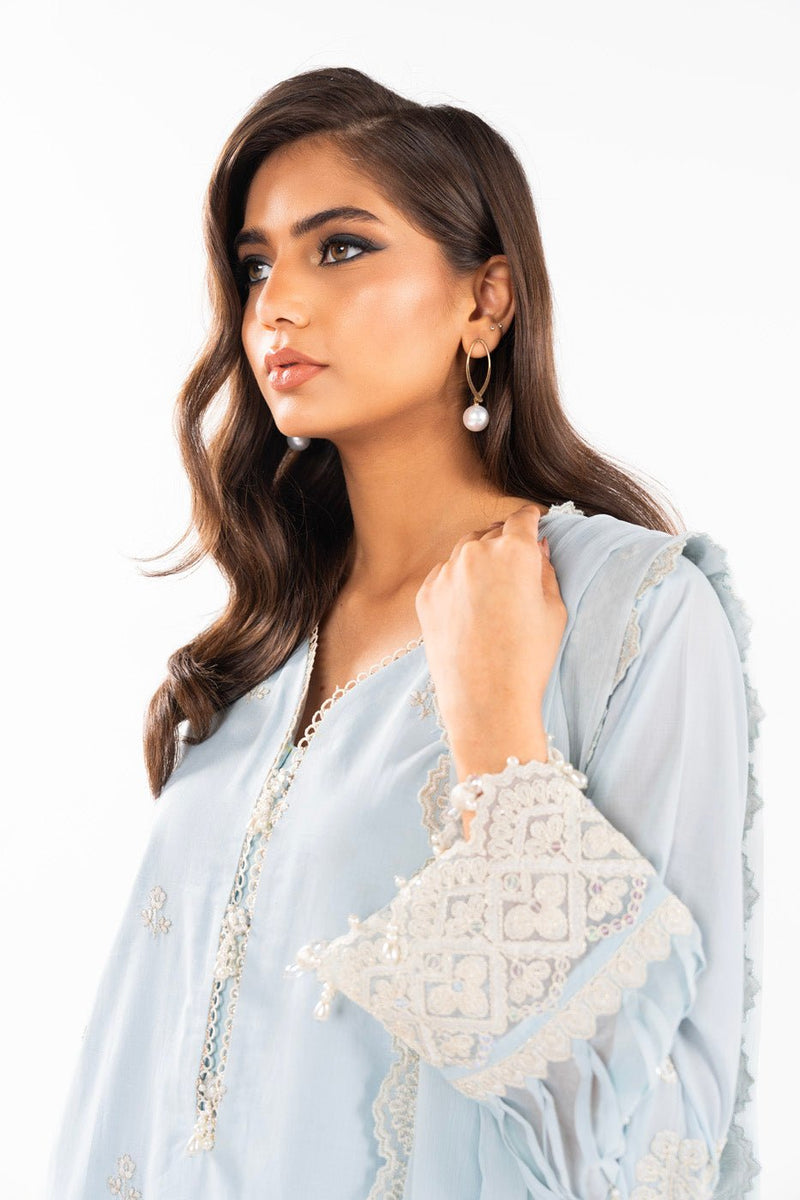 Alkaram | Luxury Lawn 24 | EC-08-24 by Alkaram - Designer Dress - Type: Ladies Clothes - Available at Libayah - 100% Original