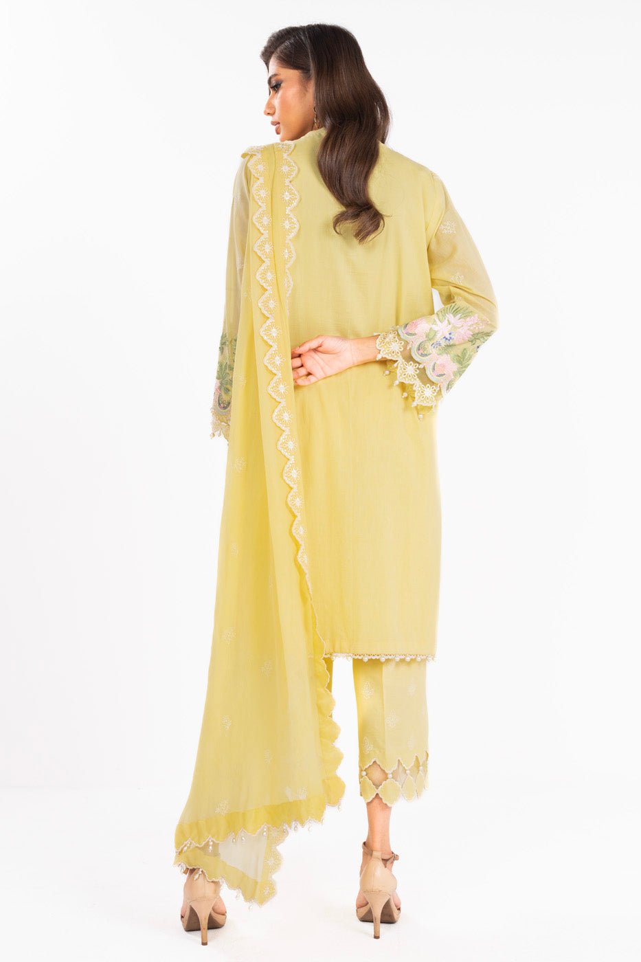 Alkaram | Luxury Lawn 24 | EC-09-24 by Alkaram - Designer Dress - Type: Ladies Clothes - Available at Libayah - 100% Original
