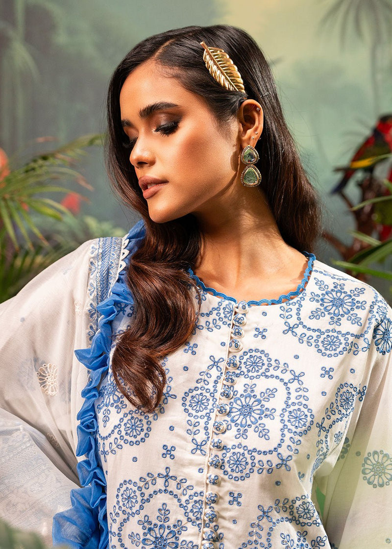 Alkaram | Luxury Lawn 24 | EC-11-24 by Alkaram - Designer Dress - Type: Ladies Clothes - Available at Libayah - 100% Original