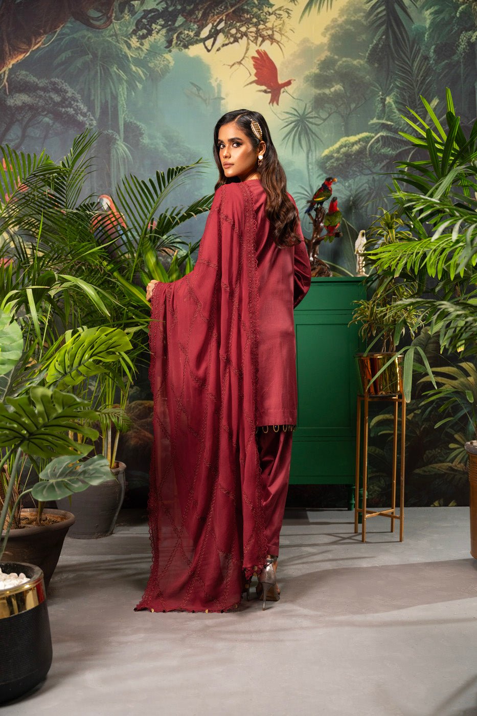 Alkaram | Luxury Lawn 24 | EC-12-24 by Alkaram - Designer Dress - Type: Ladies Clothes - Available at Libayah - 100% Original