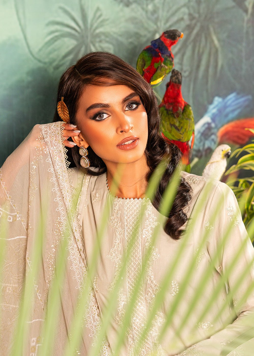 Alkaram | Luxury Lawn 24 | EC-15-24 by Alkaram - Designer Dress - Type: Ladies Clothes - Available at Libayah - 100% Original