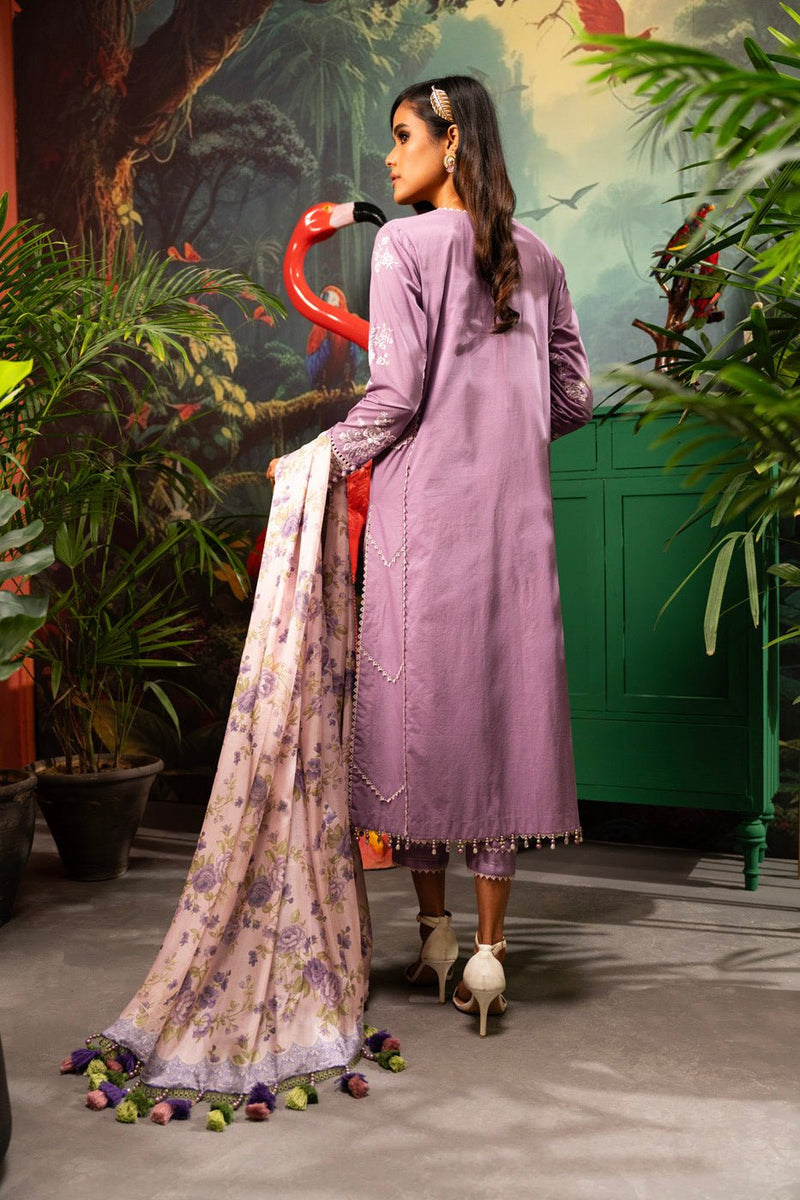 Alkaram | Luxury Lawn 24 | EC-16-2 by Alkaram - Designer Dress - Type: Ladies Clothes - Available at Libayah - 100% Original