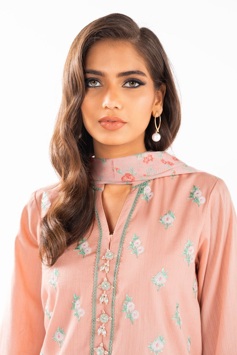 Alkaram | Luxury Lawn 24 | EC-19-24 by Alkaram - Designer Dress - Type: Ladies Clothes - Available at Libayah - 100% Original