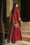 Alkaram | Spring Summer Festive 24 | Embroidered Cambric Red by Alkaram - Designer Dress - Type: Ladies Clothes - Available at Libayah - 100% Original