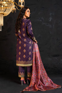 Alkaram | Spring Summer Festive 24 | Embroidered Cotton Satin Purple by Alkaram - Designer Dress - Type: Ladies Clothes - Available at Libayah - 100% Original
